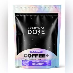 Everyday Dose Coffee+ Mild Roast 30 servings 7.7oz New! Exp 11/25/27